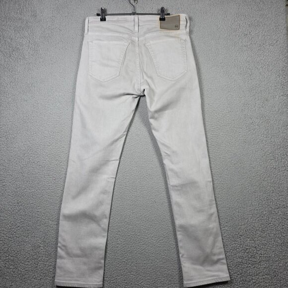 AG Adriano Goldschmeid Jeans Mens Size 31x34 Silver Slim Straight Stretch Denim - Picture 5 of 13
